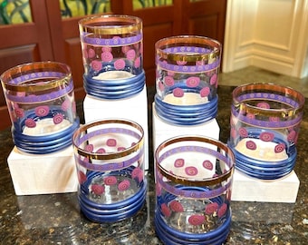 Sakura Sango Zipkin MCM Lowball Rocks Glasses.