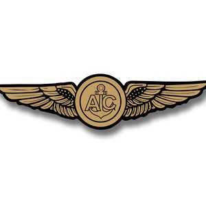 Wings of Gold Decal