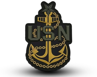 Senior Chief USN Pvc patch, NAVY Chief NAVY Pride