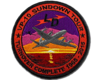 NAVY VP-10 Sundown Tour patch