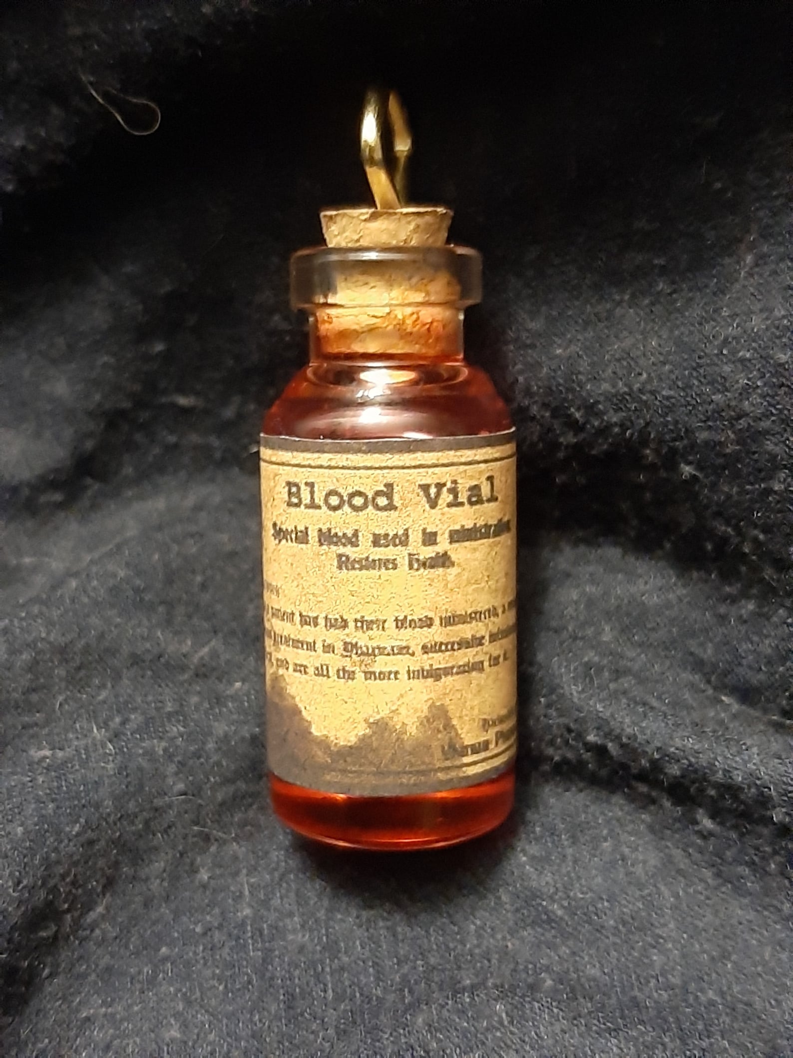 Bloodborne Blood Vial Necklace Etsy