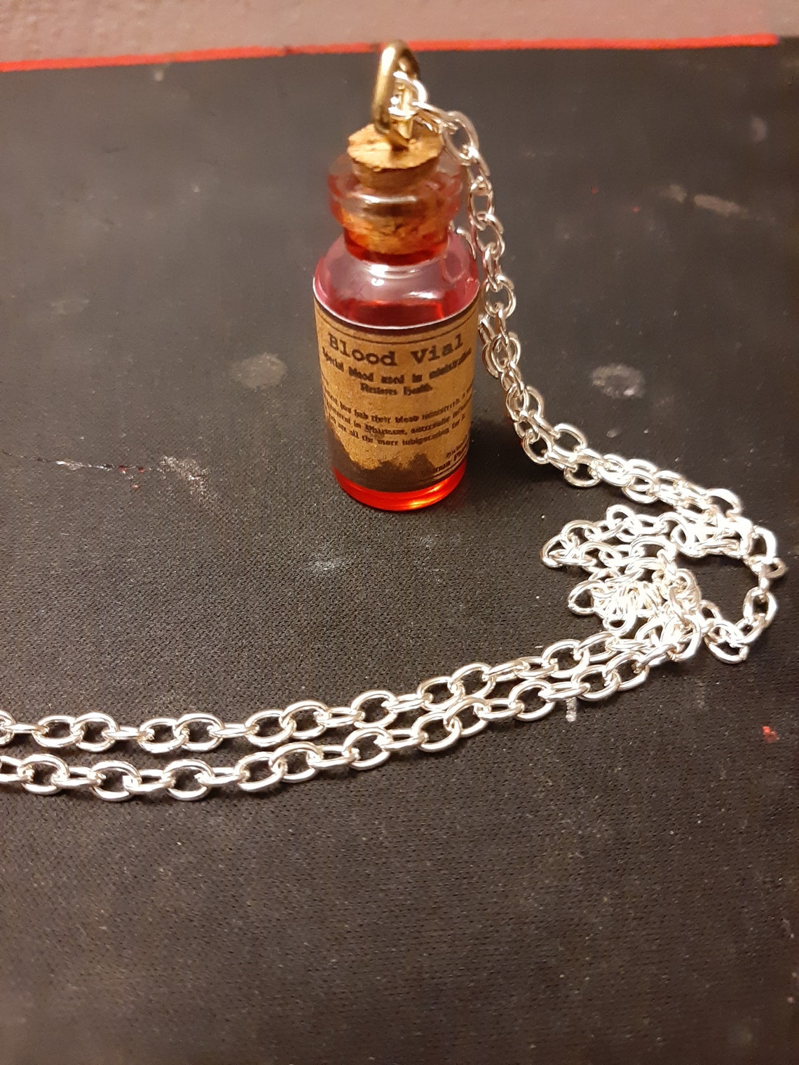 Bloodborne Blood Vial Necklace Etsy