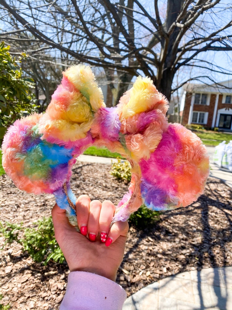 Fluffy Tie Die Ears