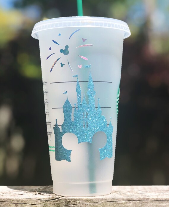 Download Free Custom Disney Castle Starbucks Cold Cup Disney Starbucks Cup Etsy SVG Cut Files