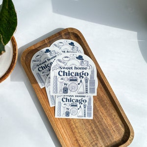 Sweet Home Chicago- Clear- 3x2.8