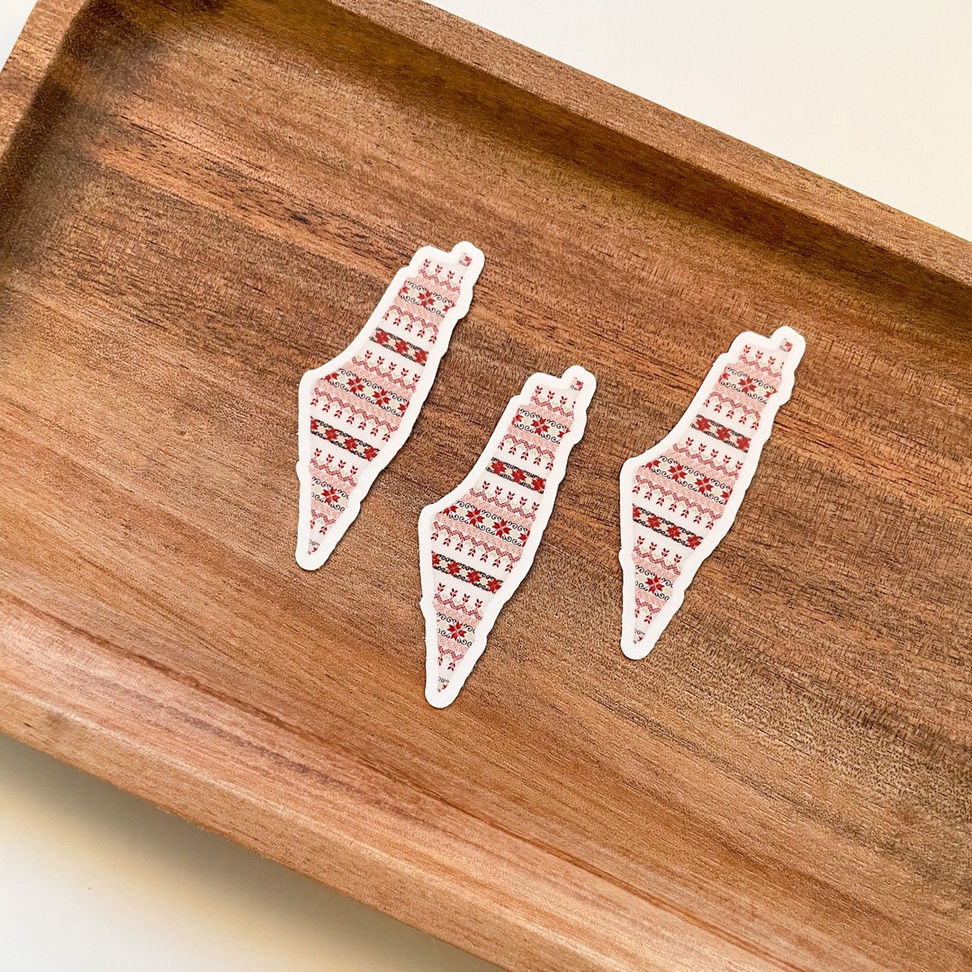 Stickers for a Cause embroidery Palestine 0.9x2.5 Etsy