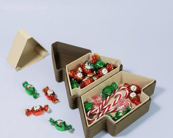 Plato de dulces navideños