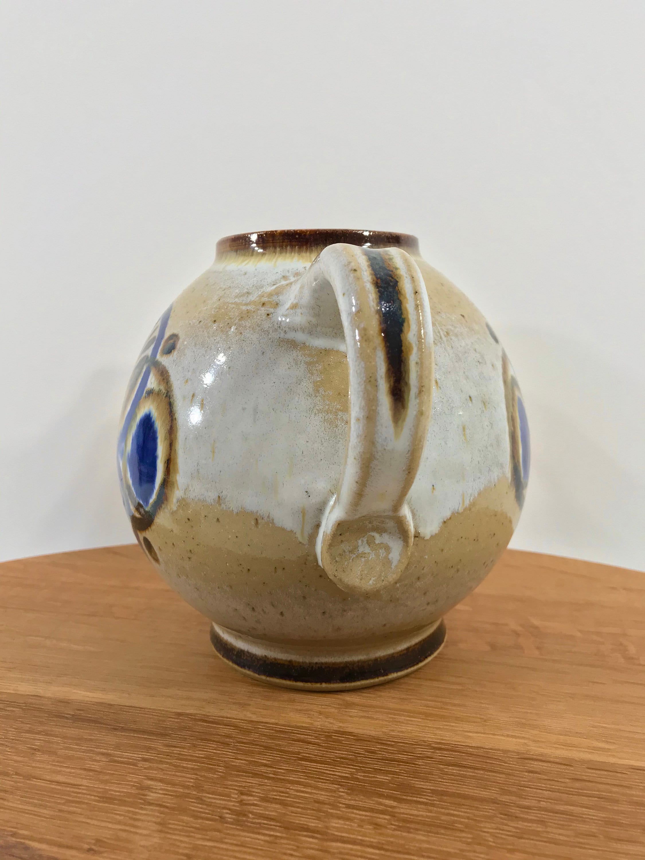 Bornholm pottery teapot Denmark stamped Michael Andersen and Etsy