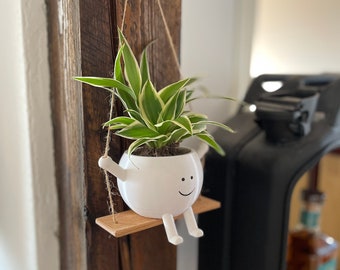 Hanging planter small happy