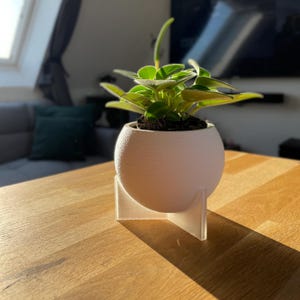 Übertopf klein rund Blumentopf weiss