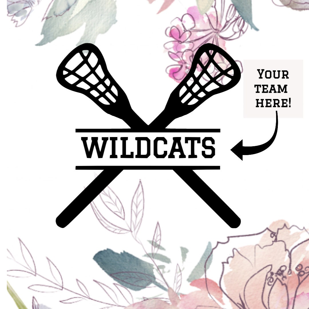 LAX Lacrosse Team Logo SVG | Your Team Name | Athlete's Name | Any ...