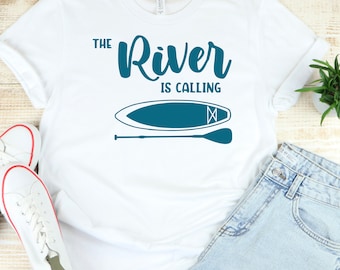 The River is Calling Paddleboard SVG PNG: Summer Lake Life Decal (Digital Download)