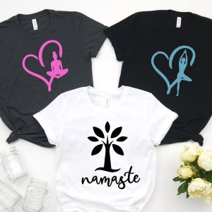 SVG de yoga | I Yoga du coeur | Namaste | Posture de yoga | Chakra | Mantra | Lotus | Cadeaux de yoga | Yogi | J'aime le yoga | Om