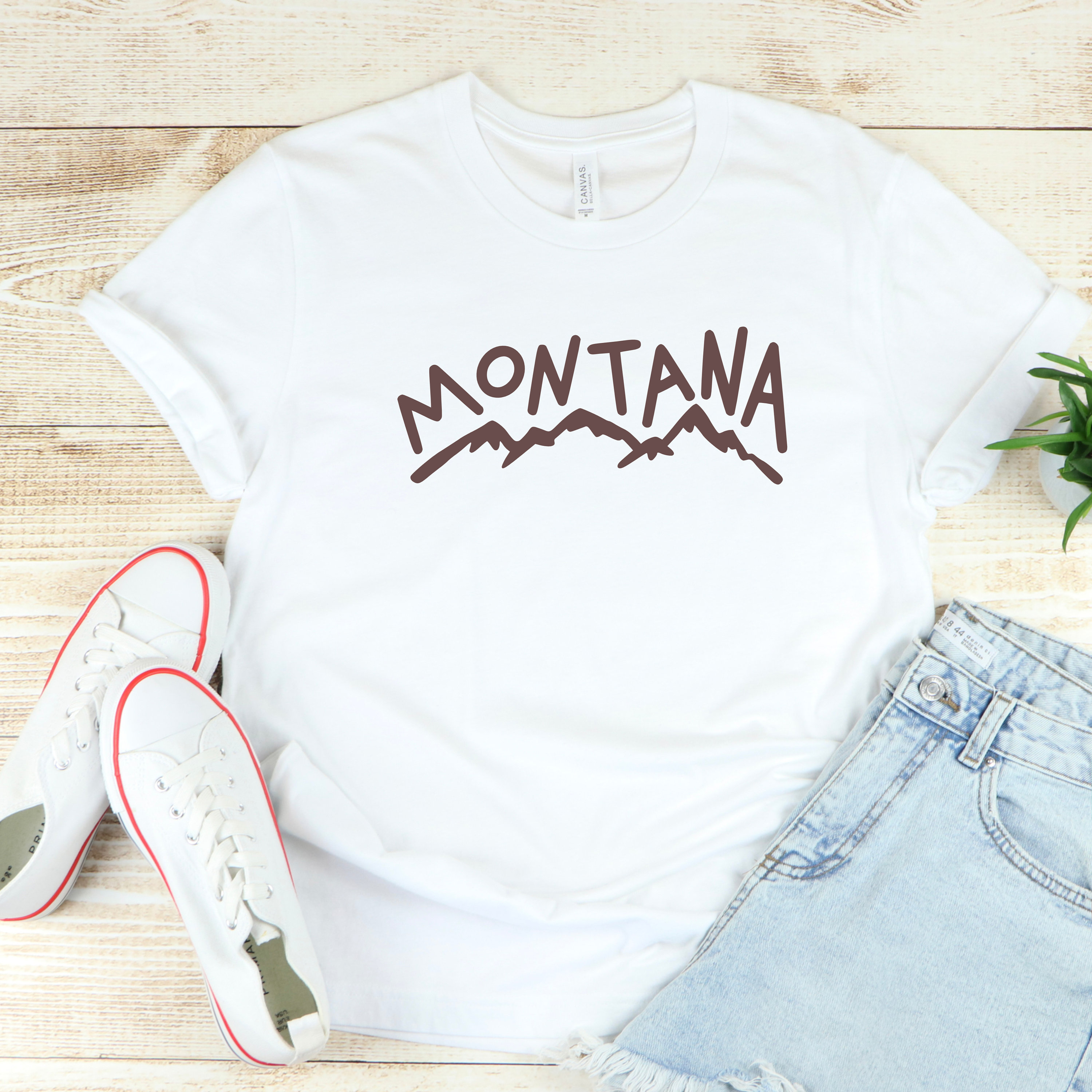 Montana Mountains SVG Decal Billings Big Sky Country Etsy