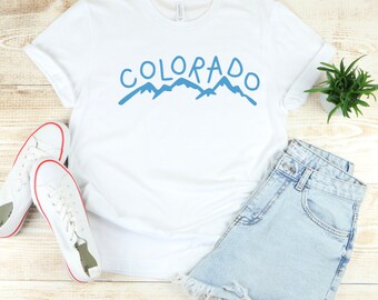 Colorado Mountains SVG: Vinyl Decal, Iron On, Mug Sticker (Digital Download)