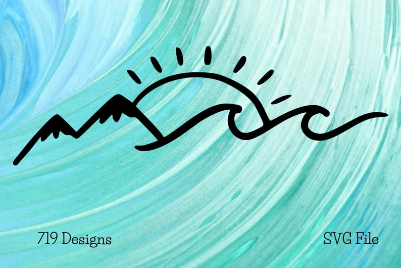 Free Free 310 Mountain Wave Svg SVG PNG EPS DXF File