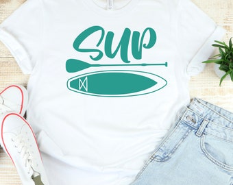 SUP SVG PNG | Stand up Paddleboarding | Lake | River | Summer | Shirt | Decal | Kayak | Camping |Watersports | Recreation |