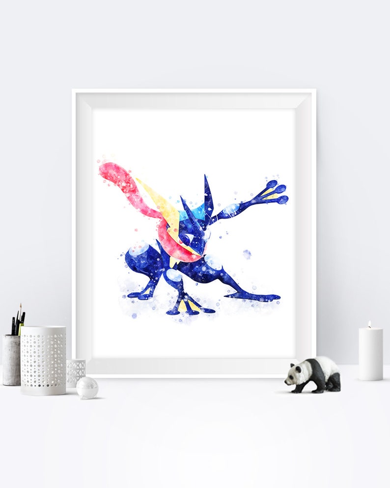 Pokemon Print Greninja Art Pokemon Greninja Pokemon Poster | Etsy