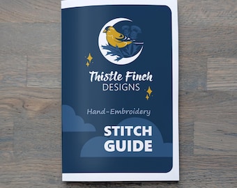 Stitch Guide, DIY Embroidery Instructions, How-To Booklet