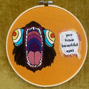 You Have Beautiful Eyes - Over the Garden Wall Embroidery