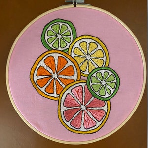 Vitamin C embroidery