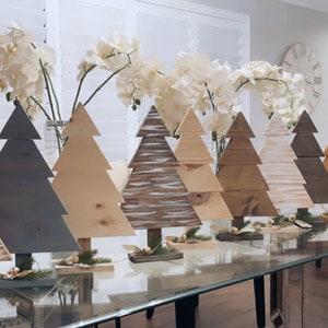 Wood Christmas Trees