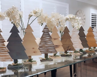 Wood Christmas Trees