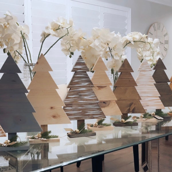 Wood Christmas Trees