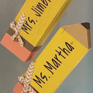 Giant Wood Pencils, Teacher gifts, teacher pencil, teacher appreciation gift, end of year teacher gift, first day of school teacher gift