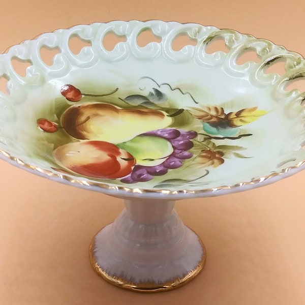 Pedestal Fruit Bowl Etsy