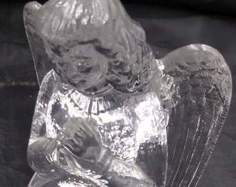 トウルクリスタルエンジェルキャンドルホルダー：オーストリア産