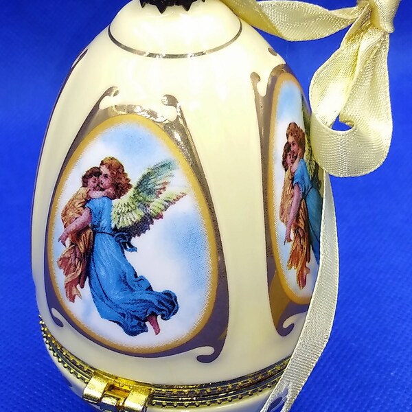 Angel Egg Music Box Etsy