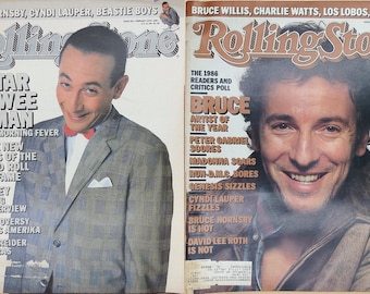 Revistas. Revistas Rolling Stone de 1987