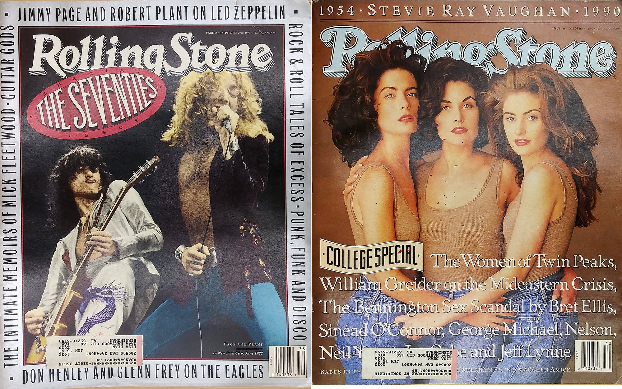 雑誌。ローリングストーン誌。1990年 - Etsy 日本