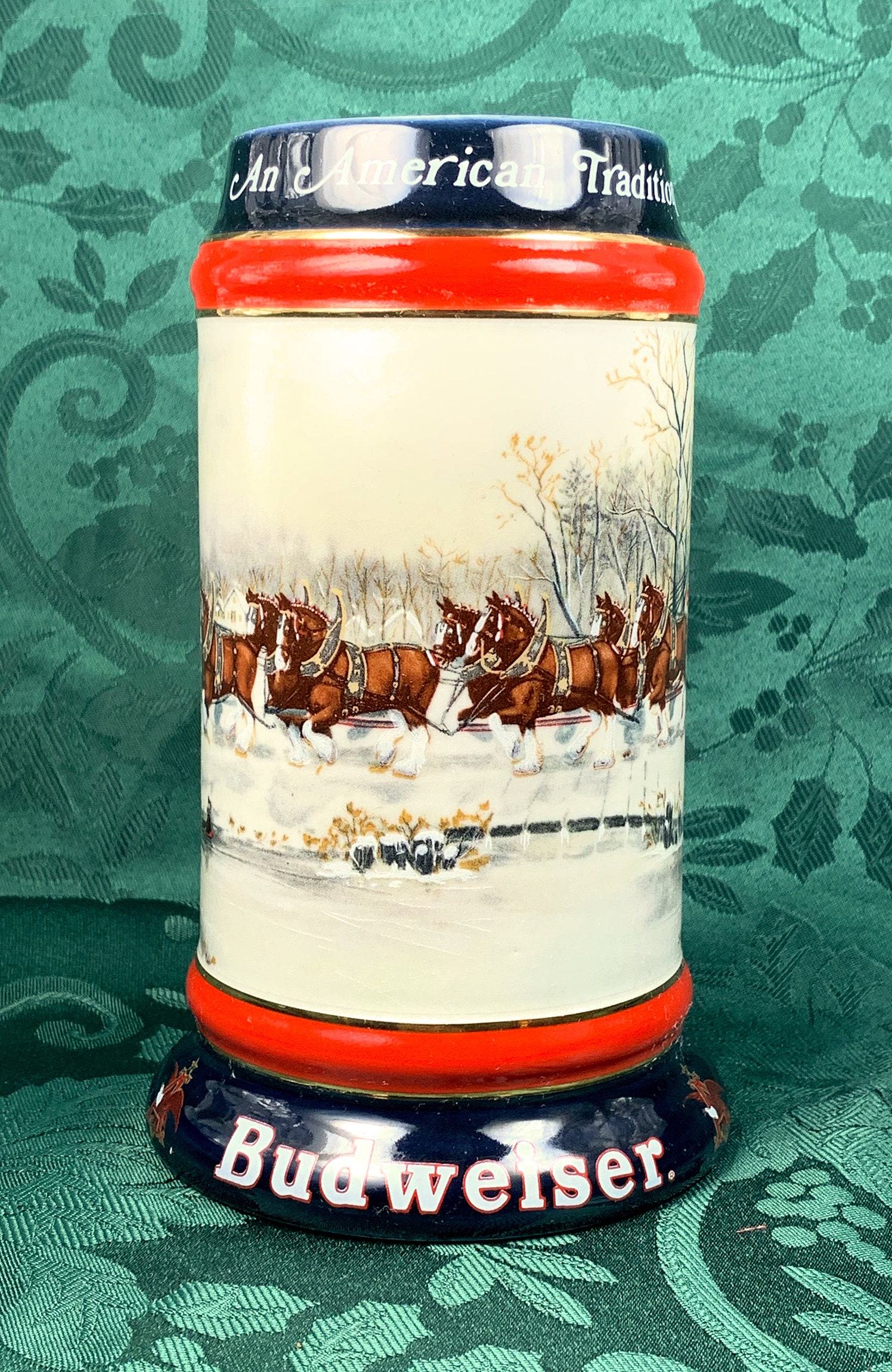 1990 Budweiser Beer Stein Collector's Series Etsy