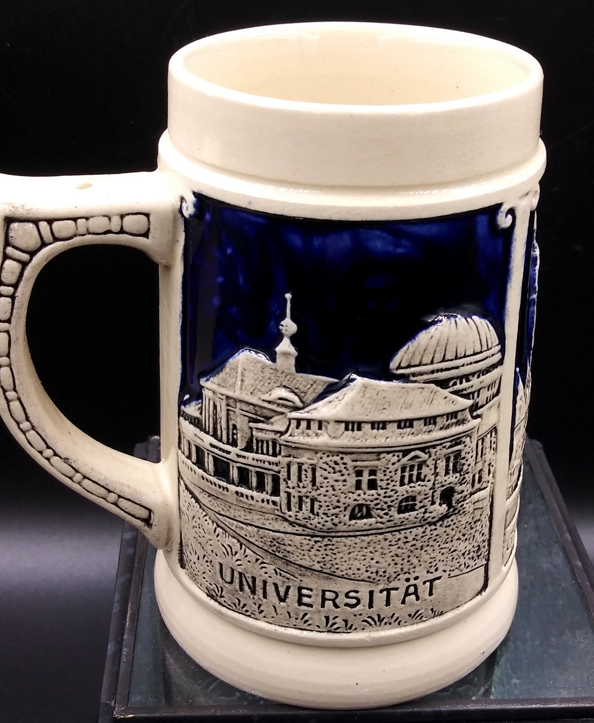 シュタイン。ドイツビールシュタイン2個セット：ハンブルクとドラッヘ