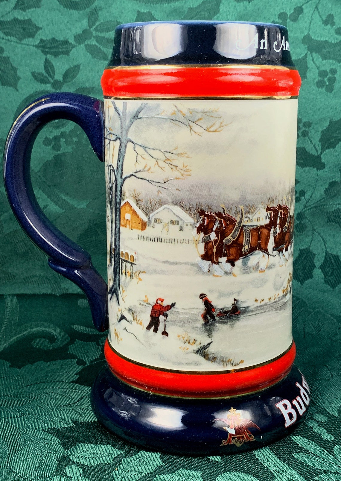 1990 Budweiser Beer Stein Collector's Series Etsy