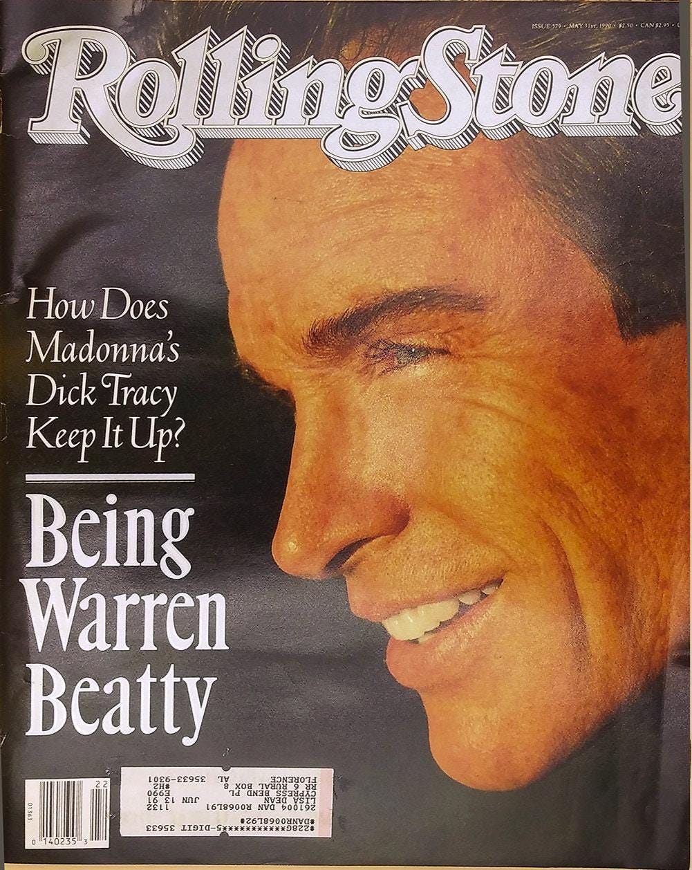 雑誌。ローリングストーン誌。1990年 - Etsy 日本