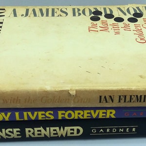 Vintage James Bond Hardback Novel: Ian Fleming & John Gardner