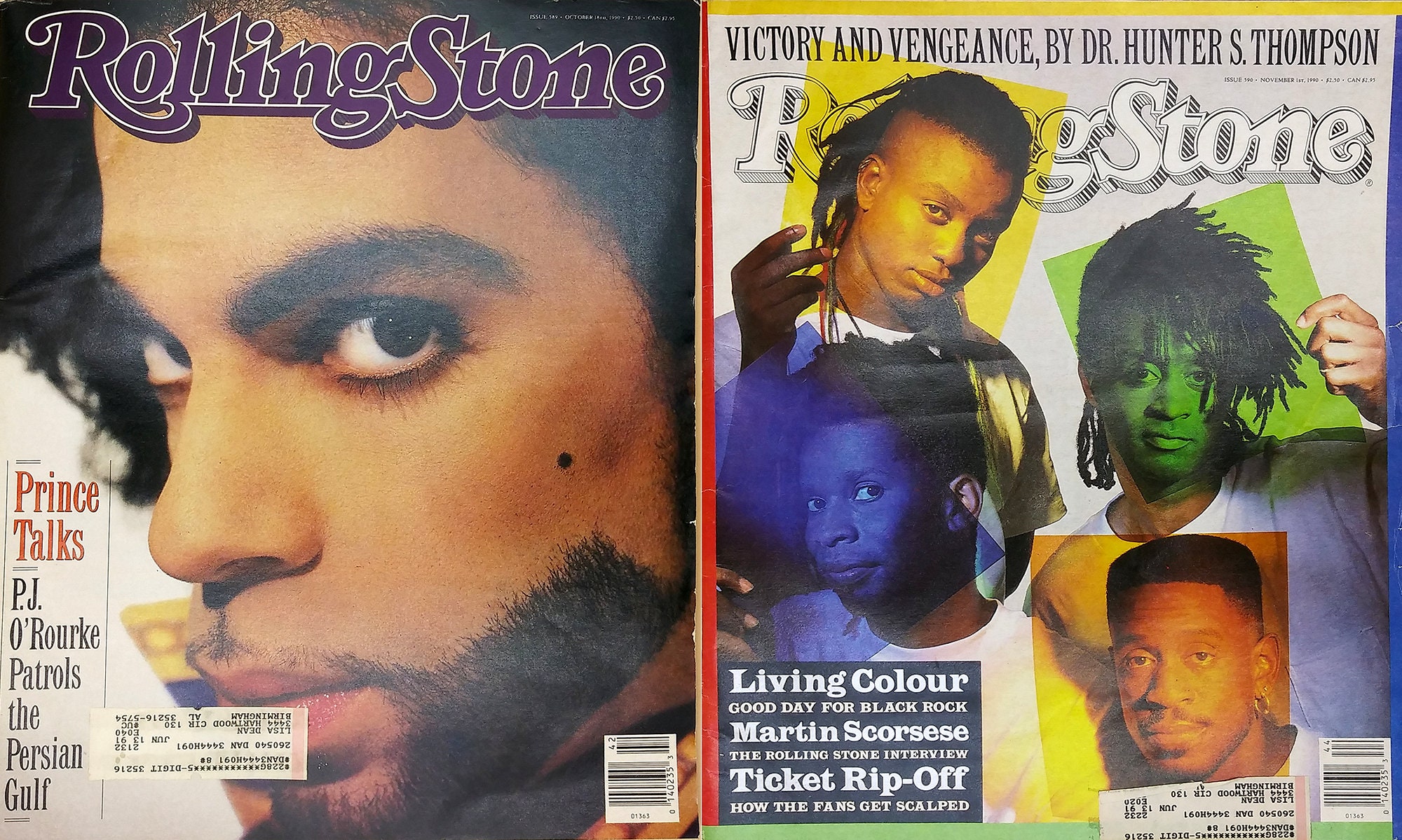 雑誌。ローリングストーン誌。1990年 - Etsy 日本