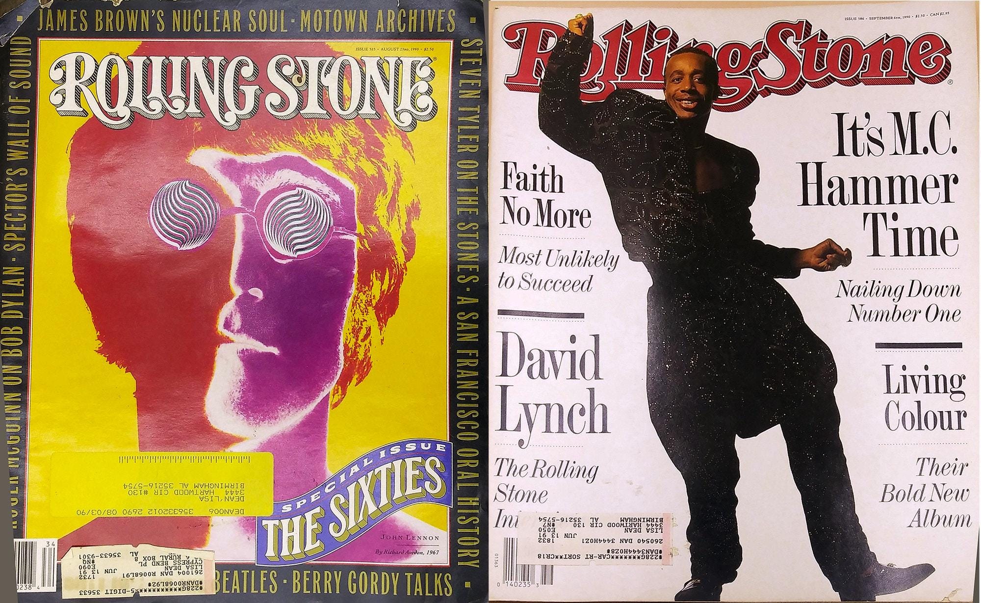 雑誌。ローリングストーン誌。1990年 - Etsy 日本