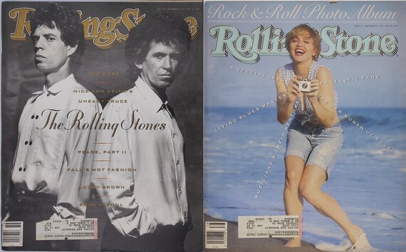 The Rolling Stones 1989 ヴィンテージ Magazines. 1989 Rolling Stone . Vintage - Etsy
