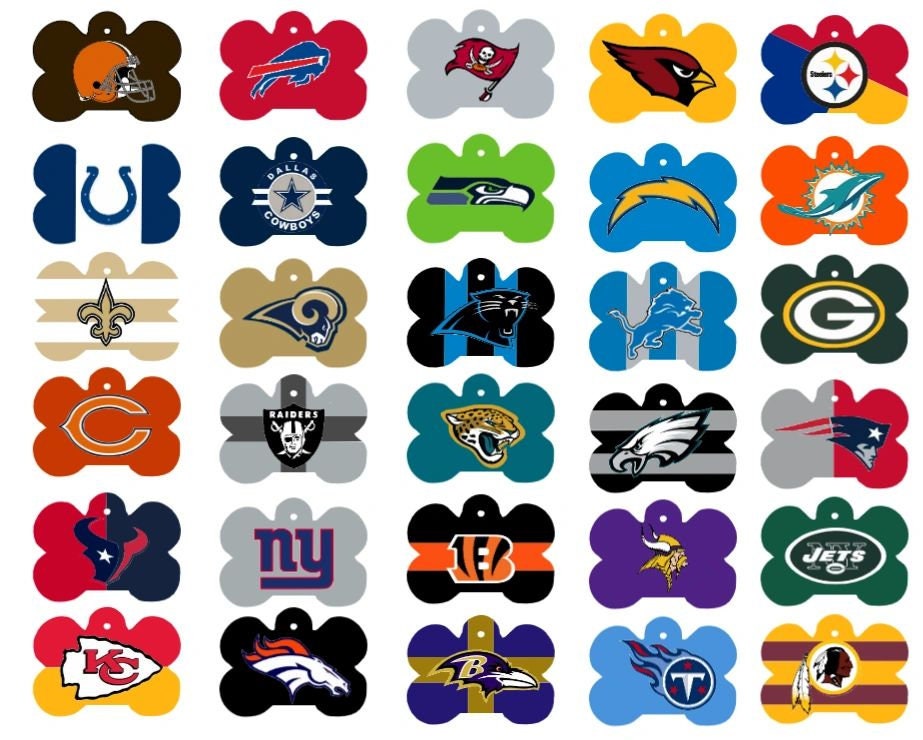 Nfl hotsell dog tags