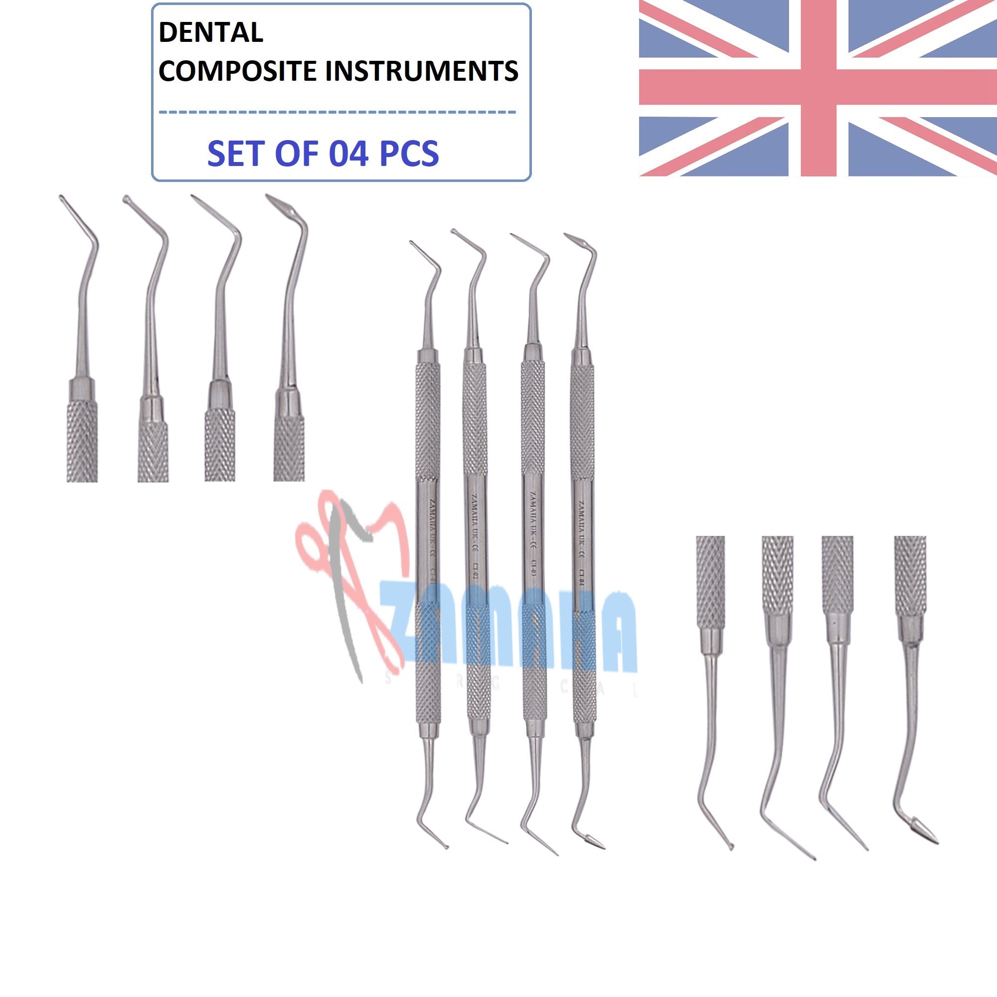 Dental Composite Filling Instruments Kit Dental Periotome Etsy