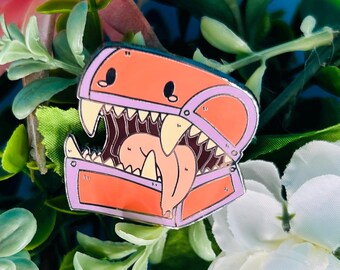 MIMIC // Emaille Pin // Dungeons & Dragons // Süßes Monster