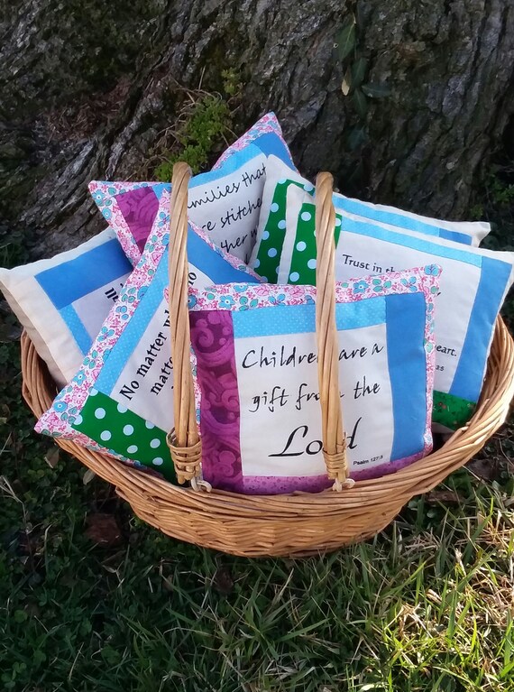 Clearance Handmade Children Are A Gift From God Pillow Etsy