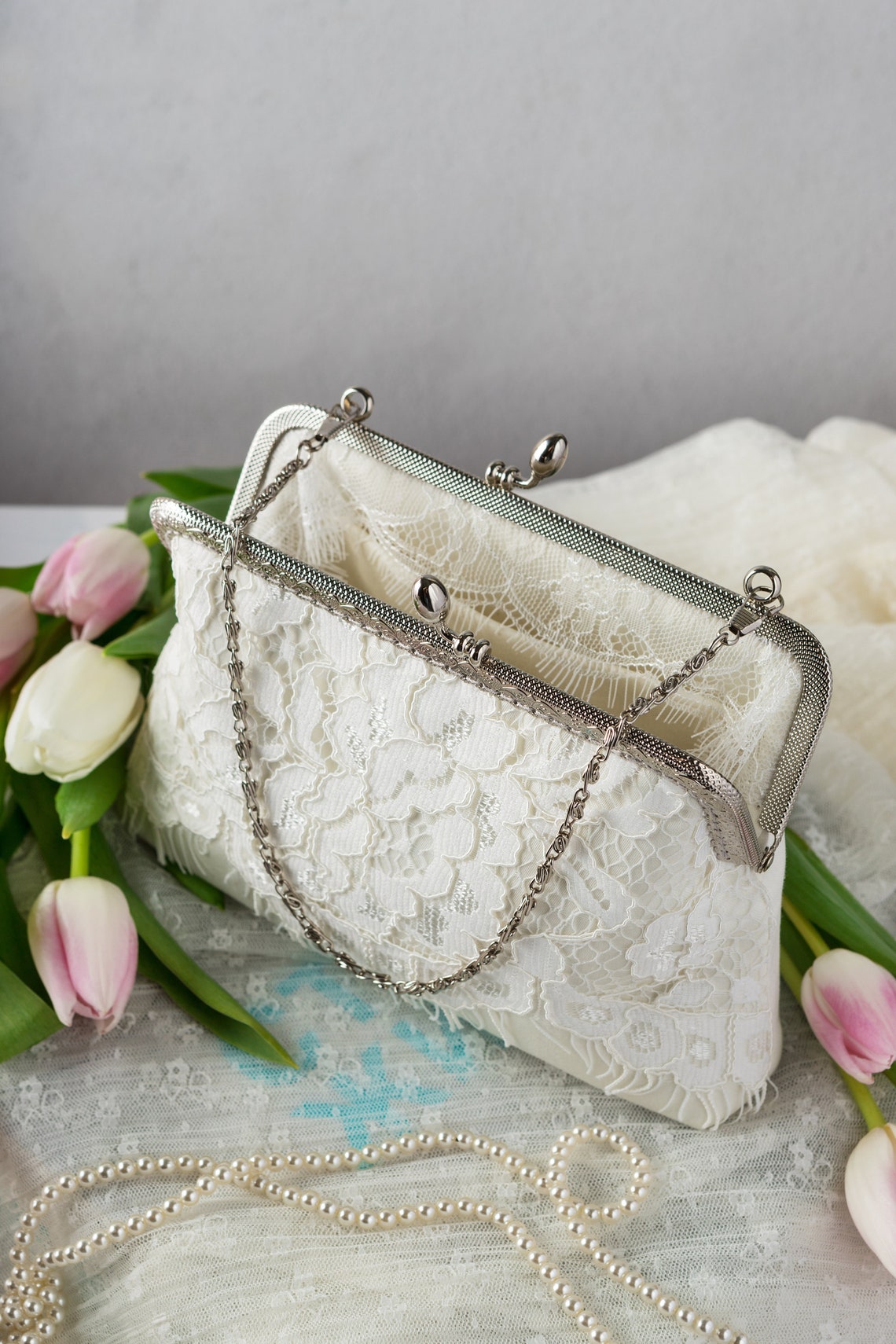 Ivory clutch purse mother bride clutch / Mother groom wedding Etsy