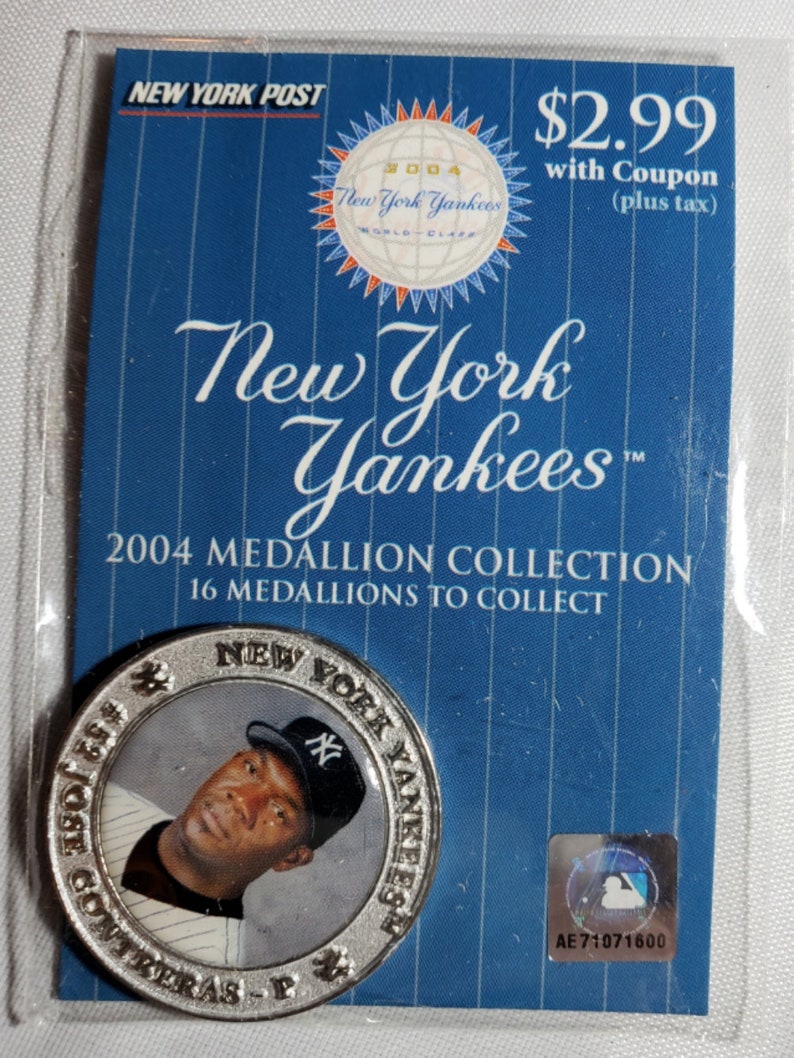 2004 New York Yankees #52 Jose Contreras Medallion
