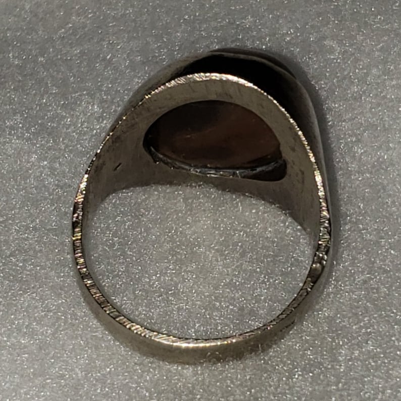 Antique Heavy Silver Ring Size 11