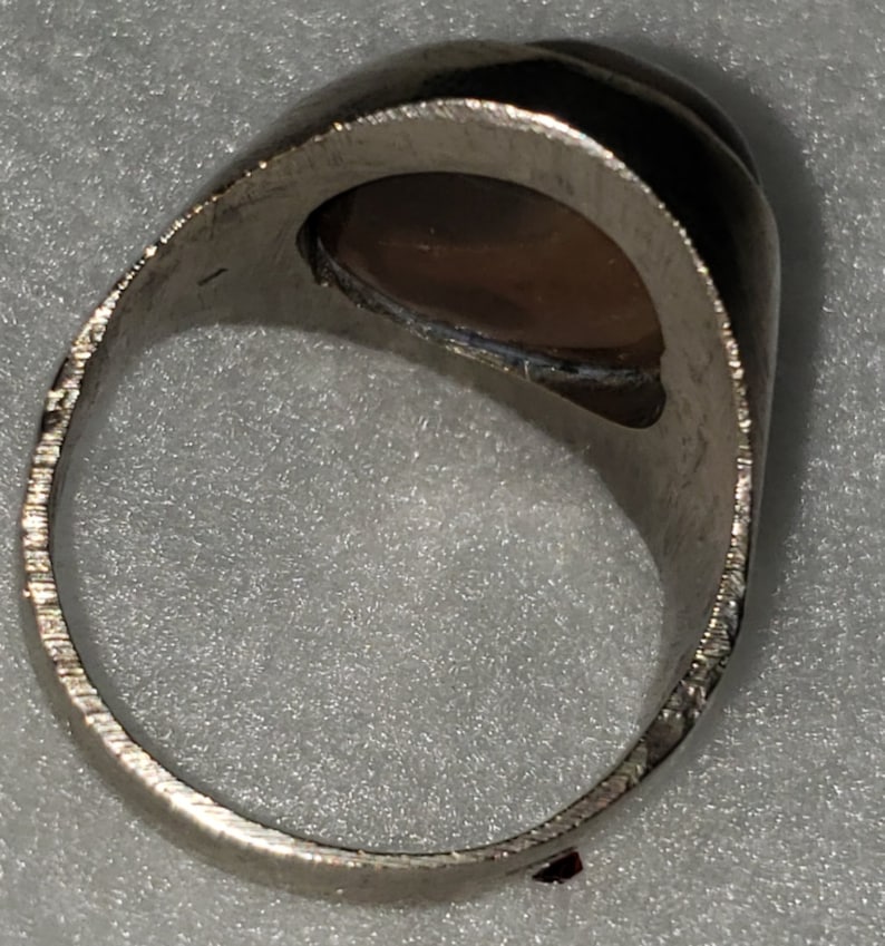 Antique Heavy Silver Ring Size 11